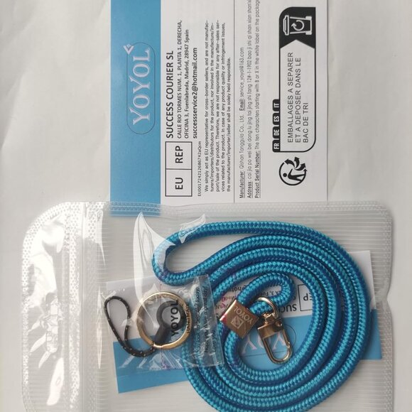 Neck Lanyard Key Chain Premium Quality Necklet Strap Holder,for Id Badge,Keys,Wa - Picture 8 of 8